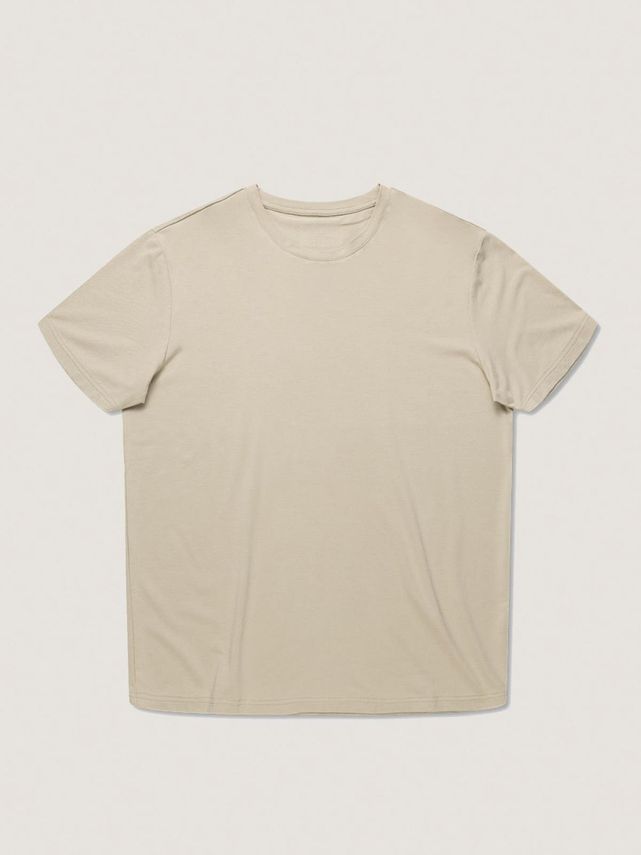 Pe Bamboo Cotton Tee Crew fra Panos