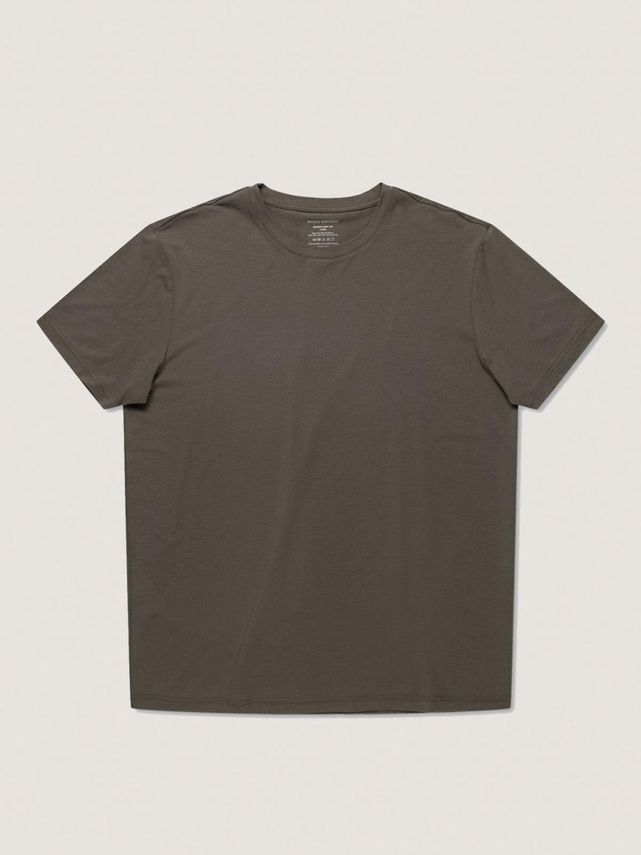 Pe Bamboo Cotton Tee Crew fra Panos