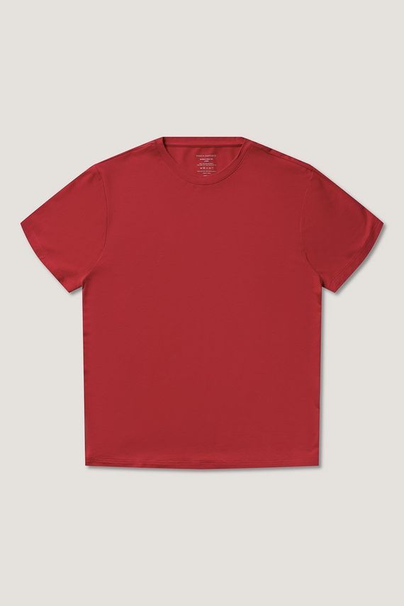 Bamboo Cotton Crew Tee fra Panos