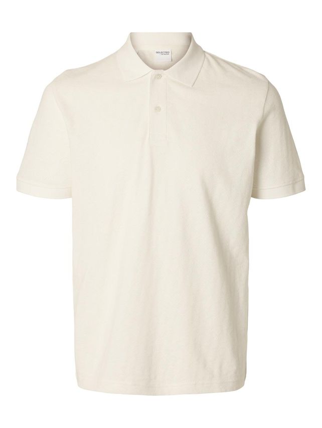 Slhpaul Jacquard Ss Polo fra Selected