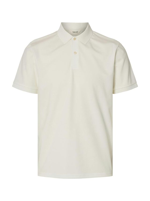 Slhfave Button Ss Polo Noos fra Selected