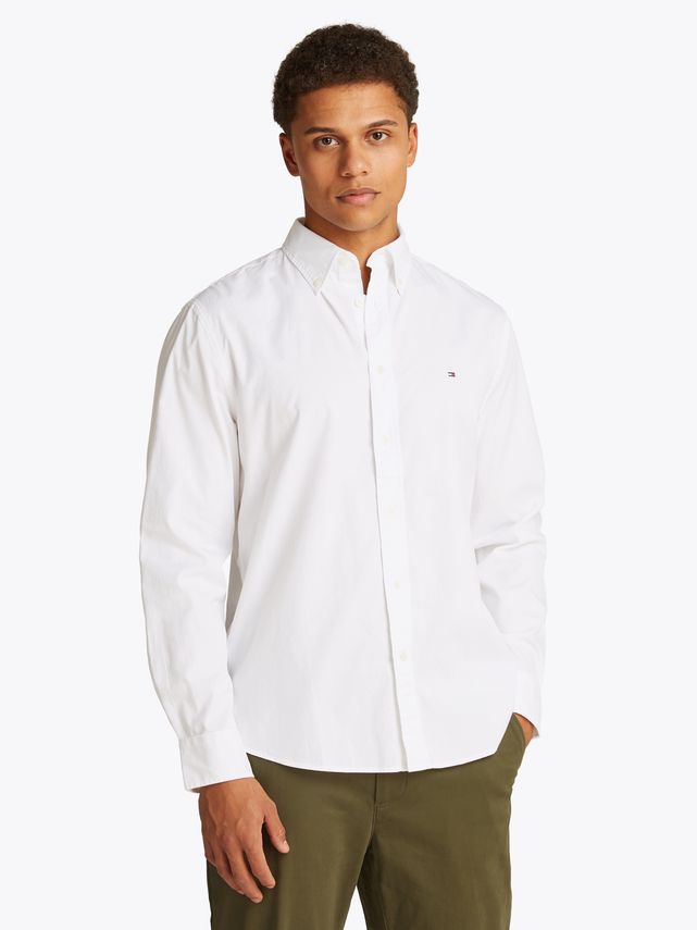 Core Flex Poplin Solid Rf Shirt fra Tommy Hilfiger