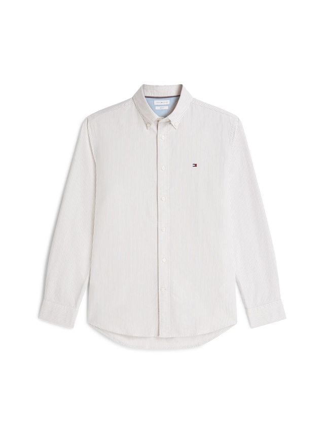 Heritage Oxford Stripe Rf Shirt fra Tommy Hilfiger