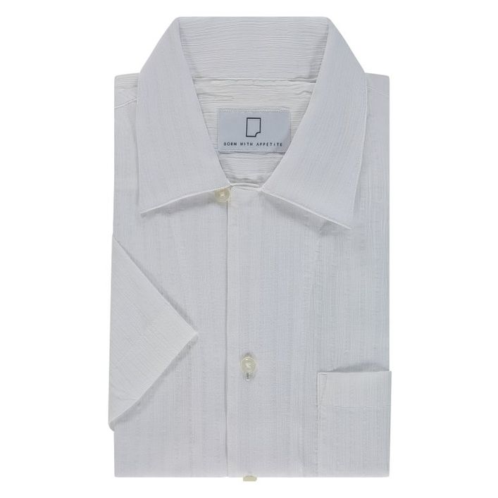 Walker Crepe Camp Shirt Ss fra Born With Appetite