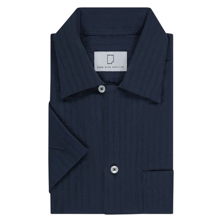Walker Crepe Camp Shirt Ss fra Born With Appetite