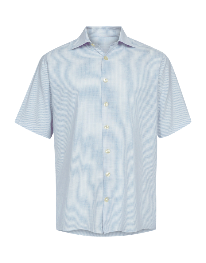 Shirt S S Modern Fit Kent Collar fra Gino Marcello