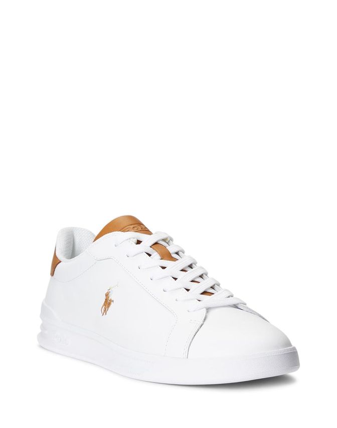 Heritage Court Ii Leather Sneaker fra Ralph Lauren