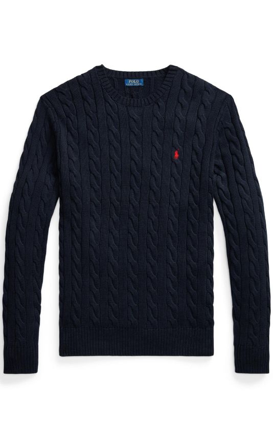 Ls Driver Cn Long Sleeve Pullover fra Ralph Lauren