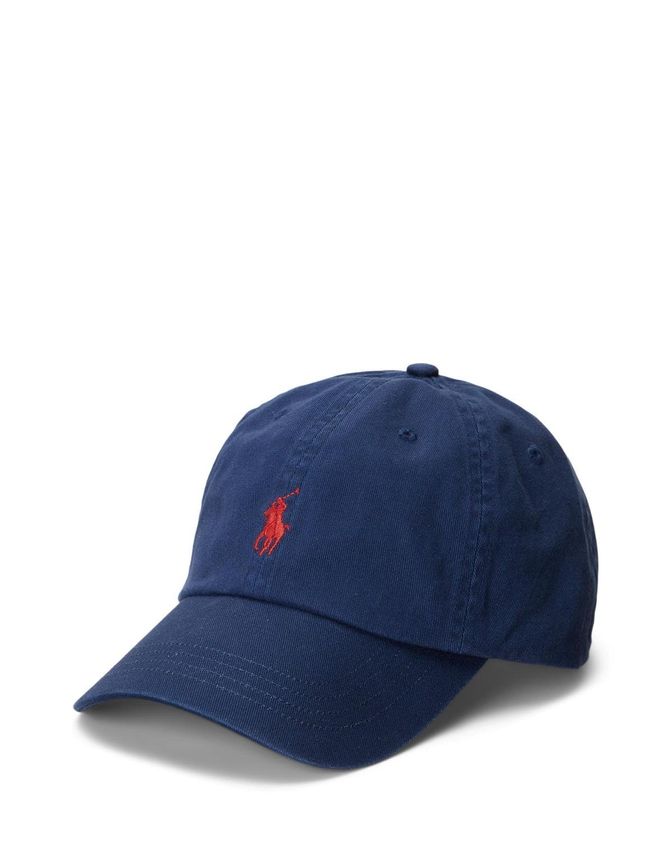 Ralph Lauren Navy Chino Baseball Cap – Fantastisk Tilbud!