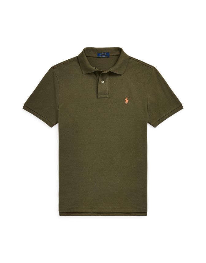 Ralph Lauren Mørkegrøn Mesh Polo - Elegant Skræddersyet Stil