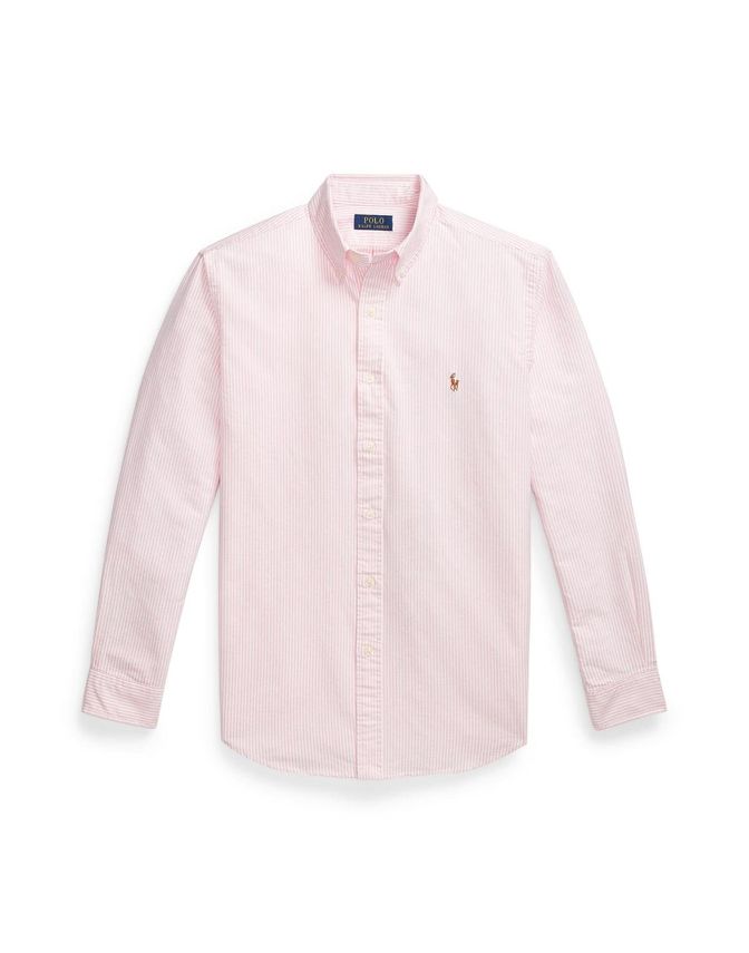 Custom Fit Striped Oxford Shirt fra Ralph Lauren