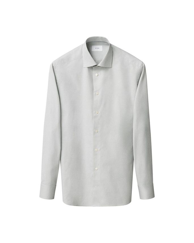 Houndstooth Signature Twill Shirt fra Eton