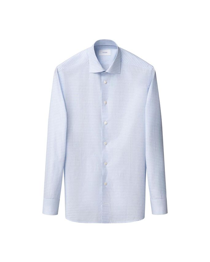Check Fine Twill Shirt fra Eton