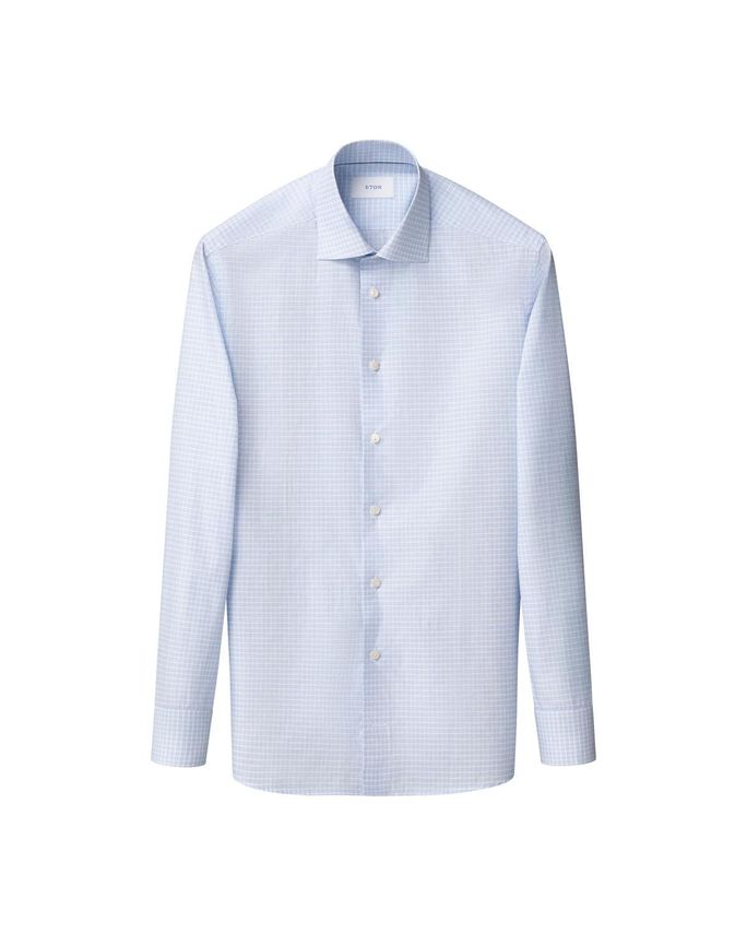 Check Fine Twill Shirt fra Eton