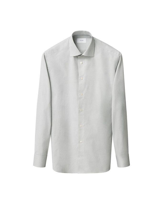 Houndstooth Signature Twill Shirt fra Eton