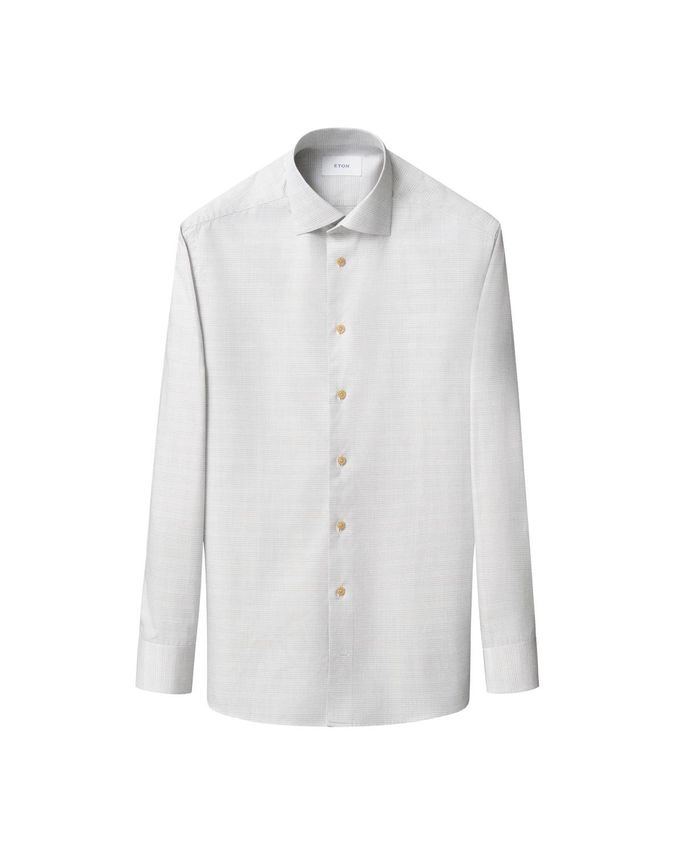 Prince Of Wales Check Twill Shirt fra Eton