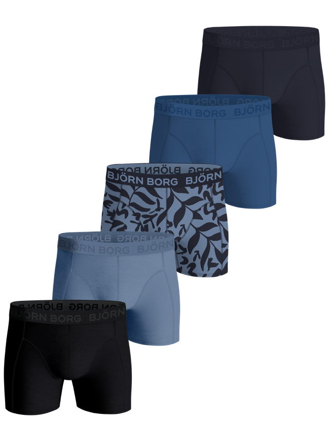 Cotton Stretch Boxer 5p, Multipack 5 fra Björn Borg