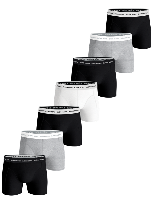 Cotton Stretch Boxer 7p, Multipack 4 fra Björn Borg