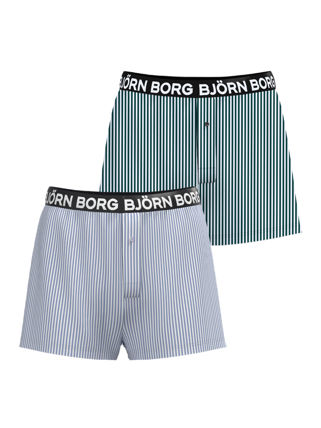 Cotton Stretch Logo Woven Boxer Shorts 2p, Multipack 1 fra Björn Borg