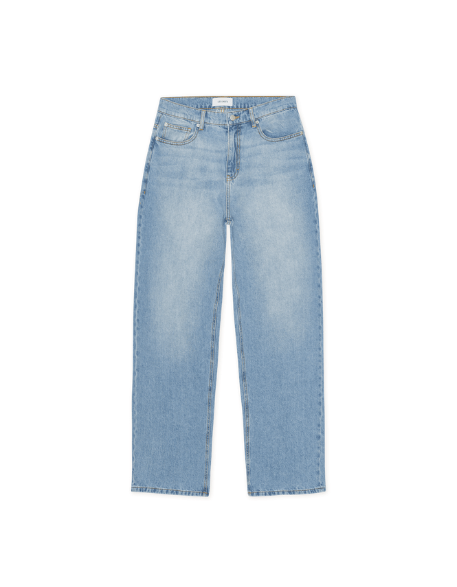Roi Washed Denim Jeans fra Les Deux