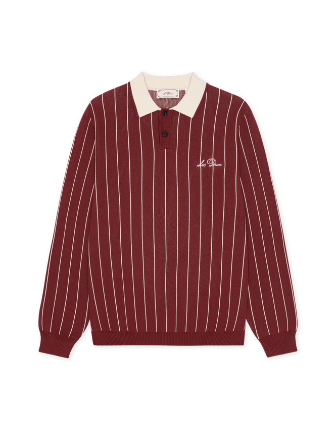 Signature Knitted Ls Polo fra Les Deux