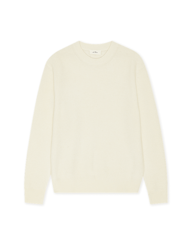 Wool Rib Roundneck Knit fra Les Deux