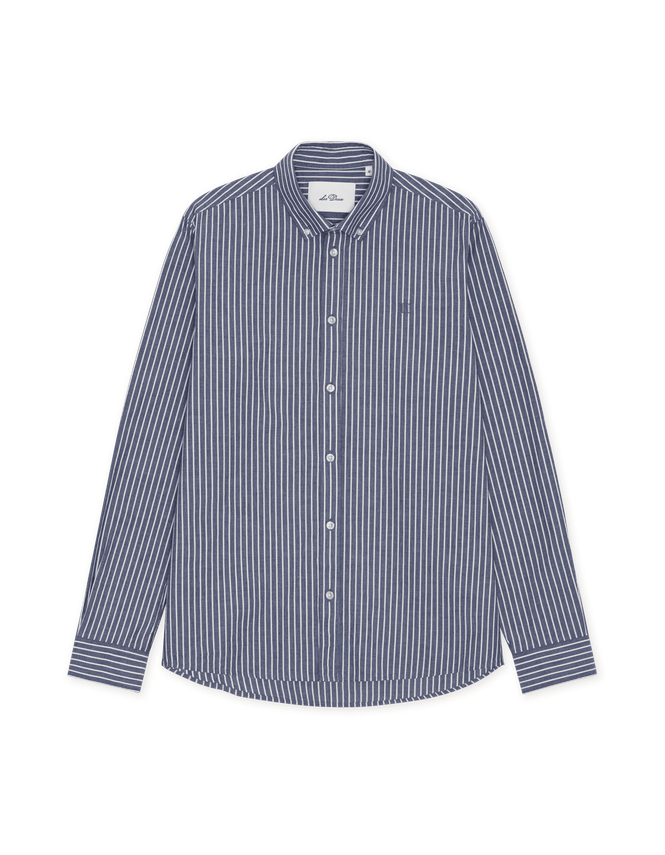 Light Oxford Striped Shirt fra Les Deux