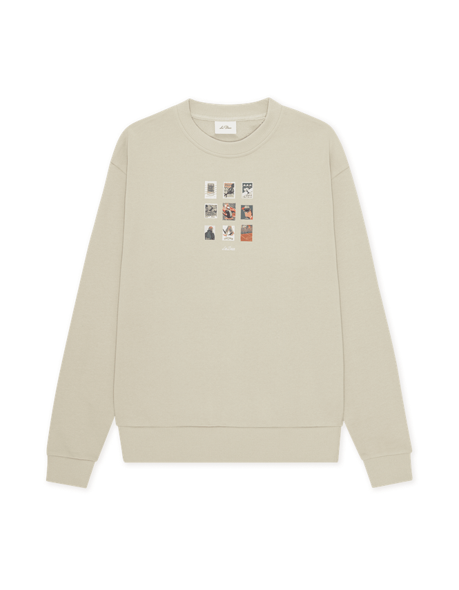 Stamp Sweatshirt fra Les Deux