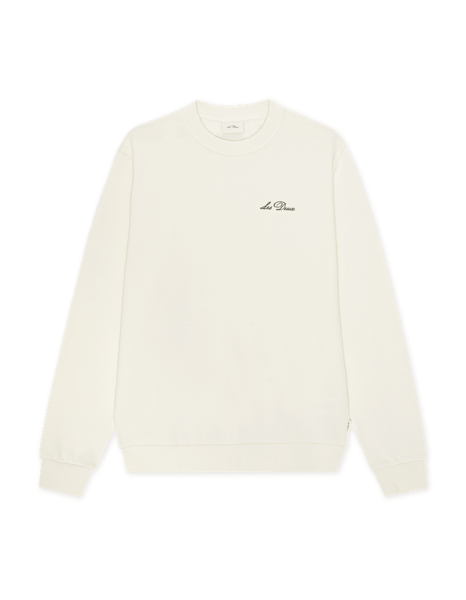 Signature Print Sweatshirt fra Les Deux