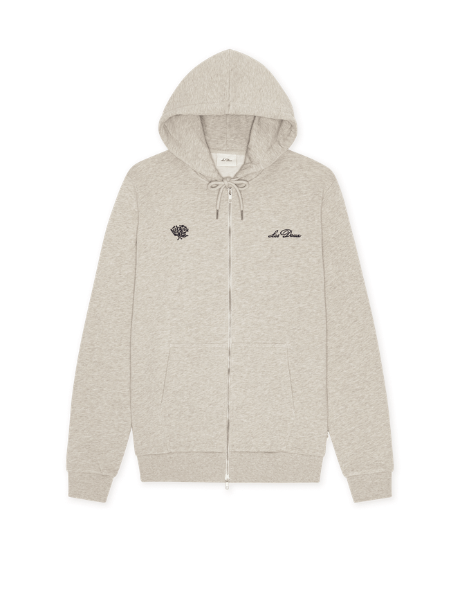 Deux Zipper Hoodie fra Les Deux