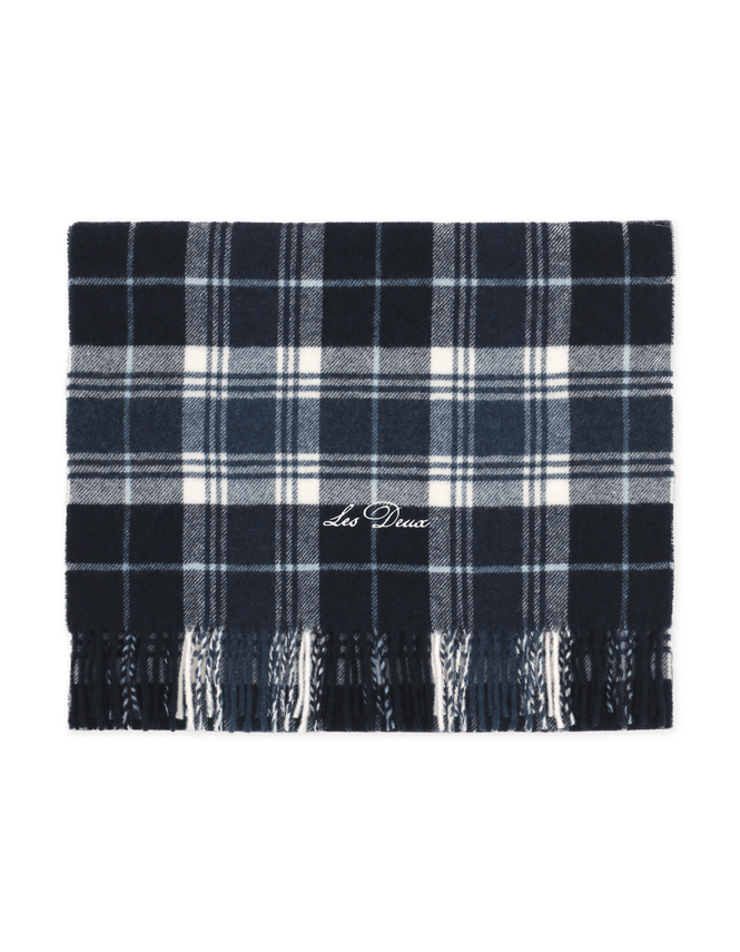 Signature Check Scarf fra Les Deux