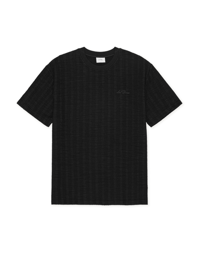 Stripe Jacquard T Shirt fra Les Deux