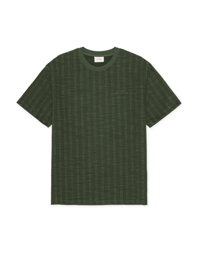 Stripe Jacquard T Shirt fra Les Deux