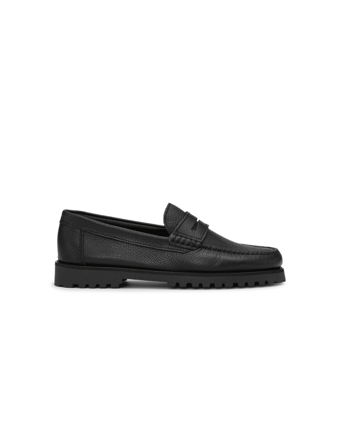 Grain Leather Loafer fra Les Deux