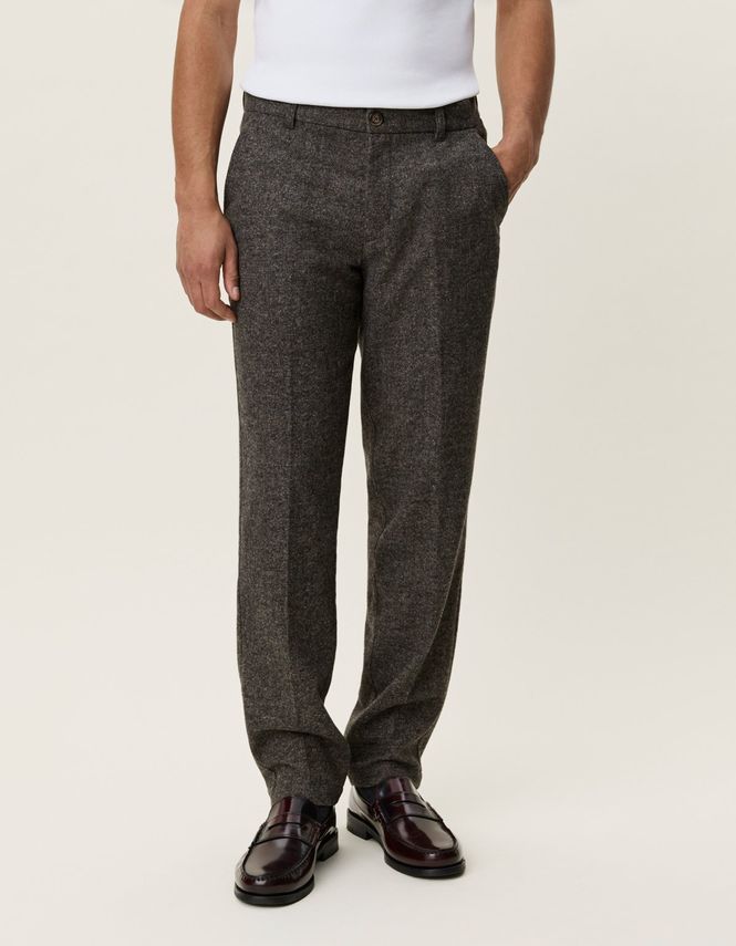 Wool Melange Reg Suit Pants fra Les Deux