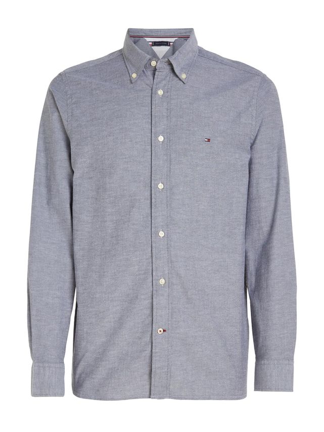 Tommy Hilfiger Core 1985 Flex Oxford Skjorte - Tilbud!