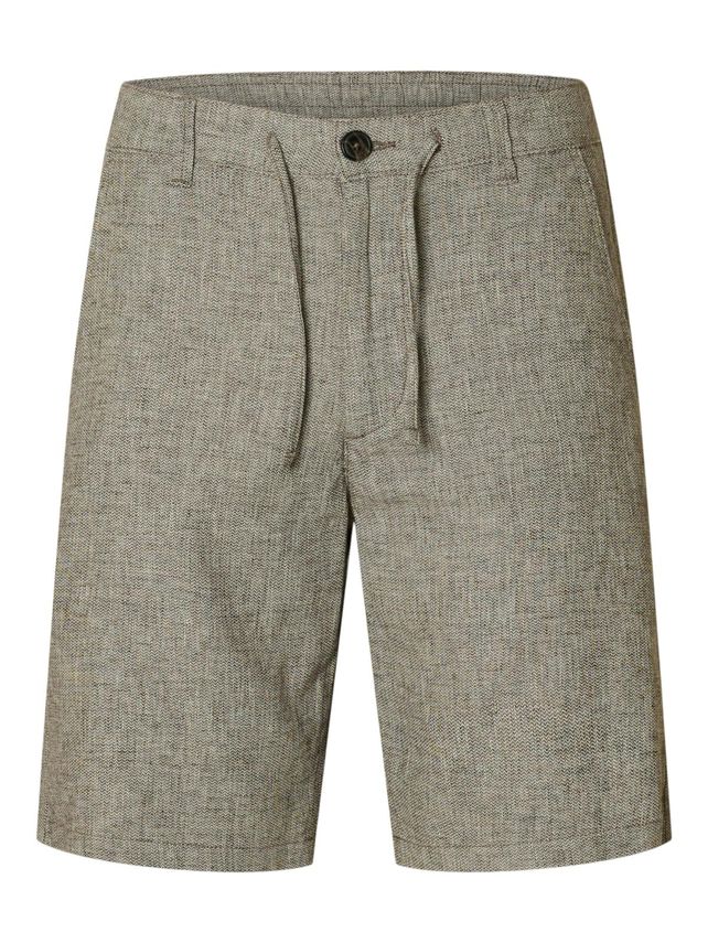 Slhregular Brody Linen Shorts Noos fra Selected