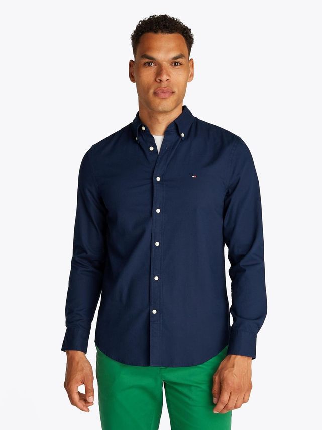 Tommy Hilfiger Flex Dobby Skjorte – Fantastisk Tilbud!