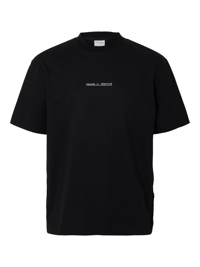Tidløs O-hals T-shirt fra Selected - Komfort og Stil