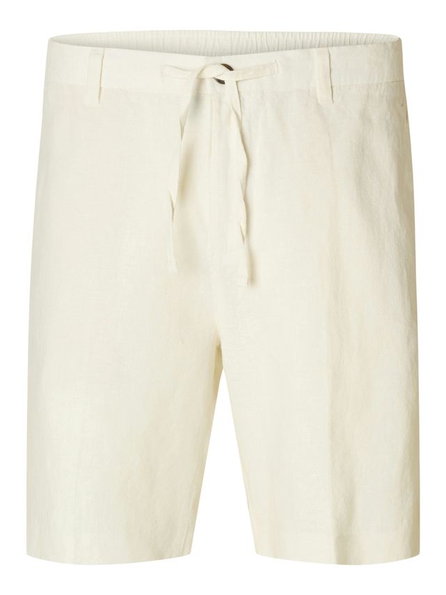 Slhregular Leroy Linen Bld Shorts N fra Selected