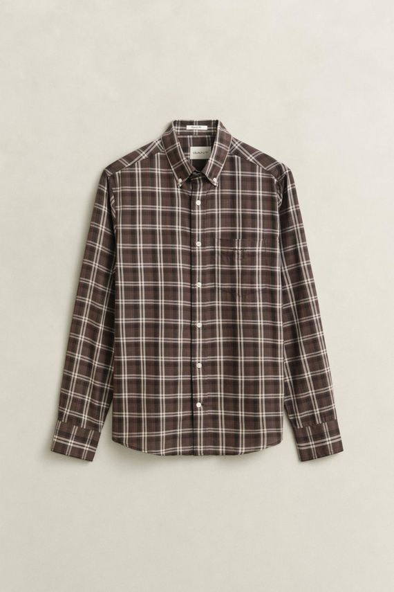 Reg Twill Check Shirt fra Gant