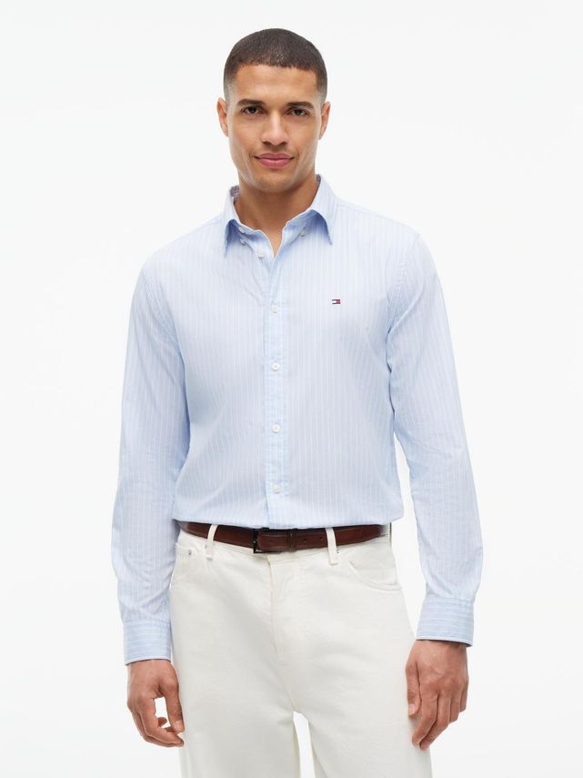 Flex Hairline Poplin Rf Shirt fra Tommy Hilfiger