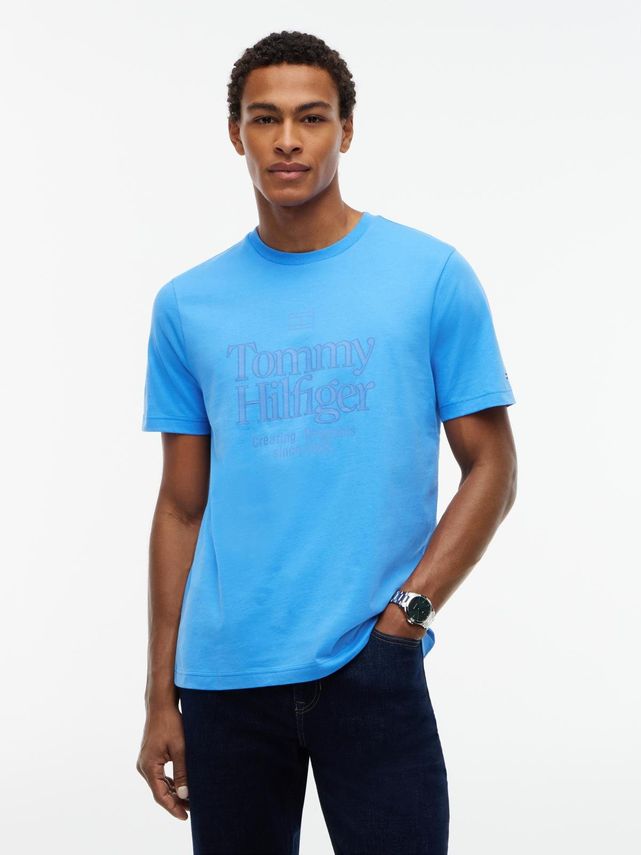 Front Text Seasonal Graphic Tee fra Tommy Hilfiger