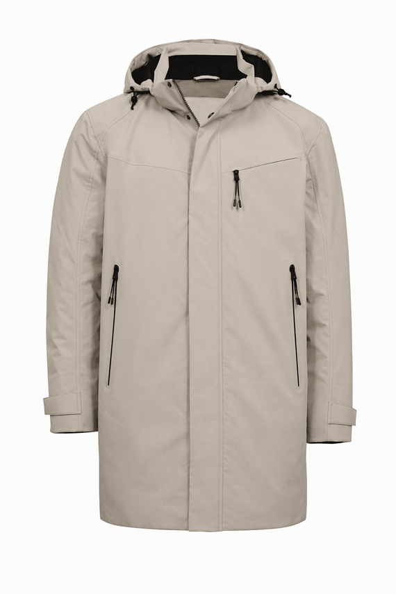 Coated Coat Modern Fit fra Gino Marcello