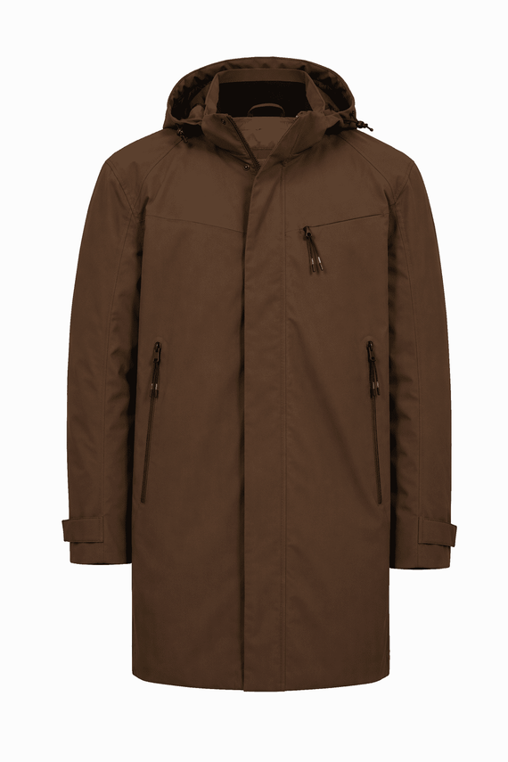 Coated Coat Modern Fit fra Gino Marcello