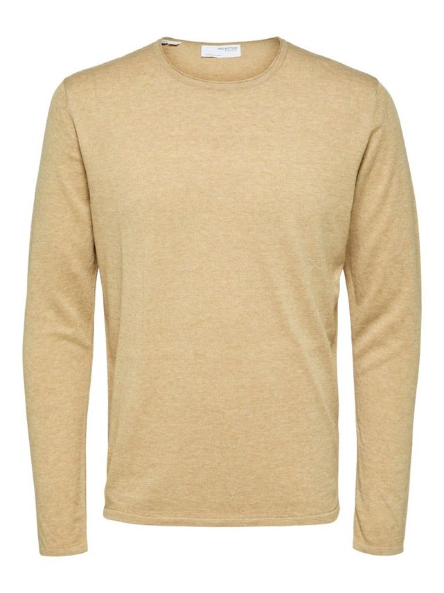 Slhrome Ls Knit Crew Neck B Noos fra Selected