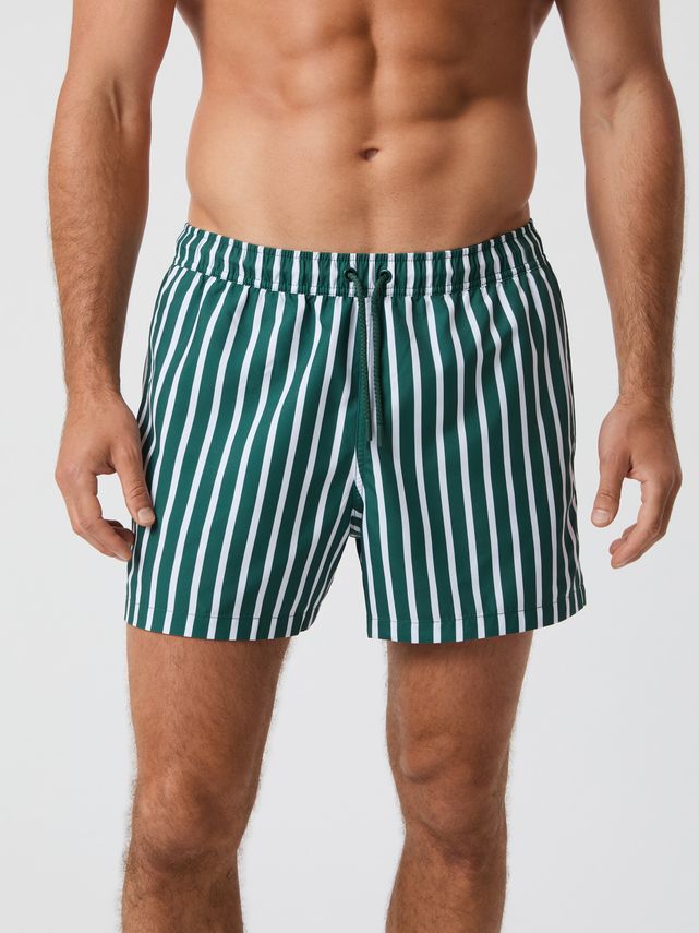 Borg Print Swim Shorts, Bb Wide Stripe 2 fra Björn Borg