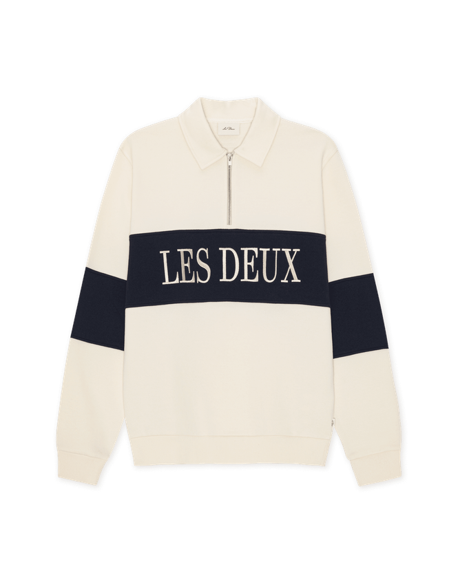Zipper Rugby Sweatshirt fra Les Deux