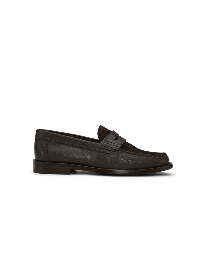 Suede Mix Loafer fra Les Deux