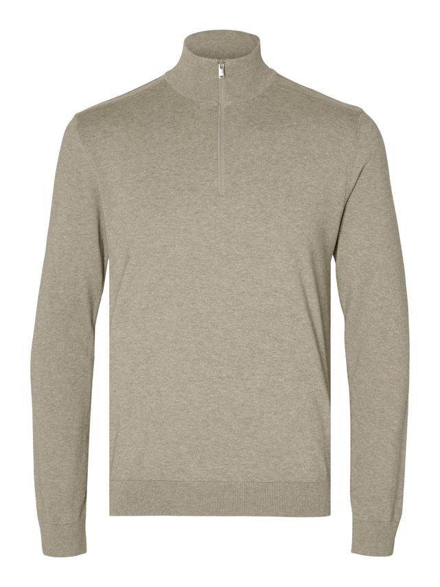 Slhberg Half Zip Cardigan B No fra Selected